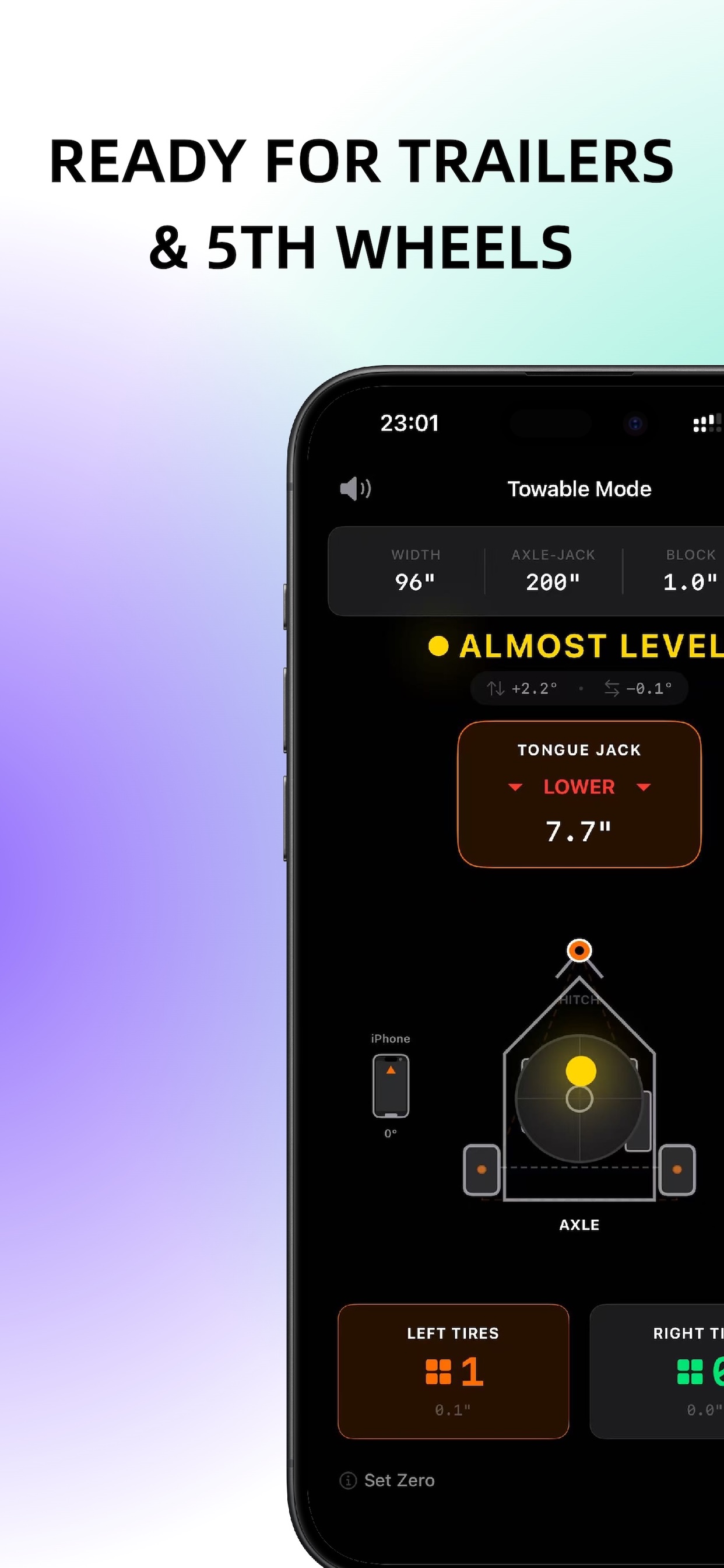 RV Leveler screenshot 3: Calibration Wizard